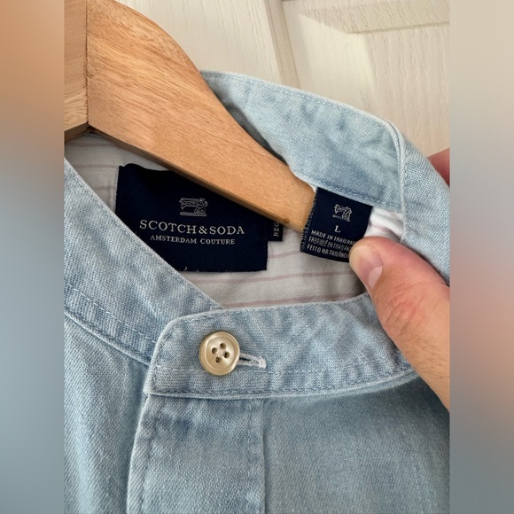 Scotch and Soda Men’s Button Up Shirt - size Large - Picture 5 of 5